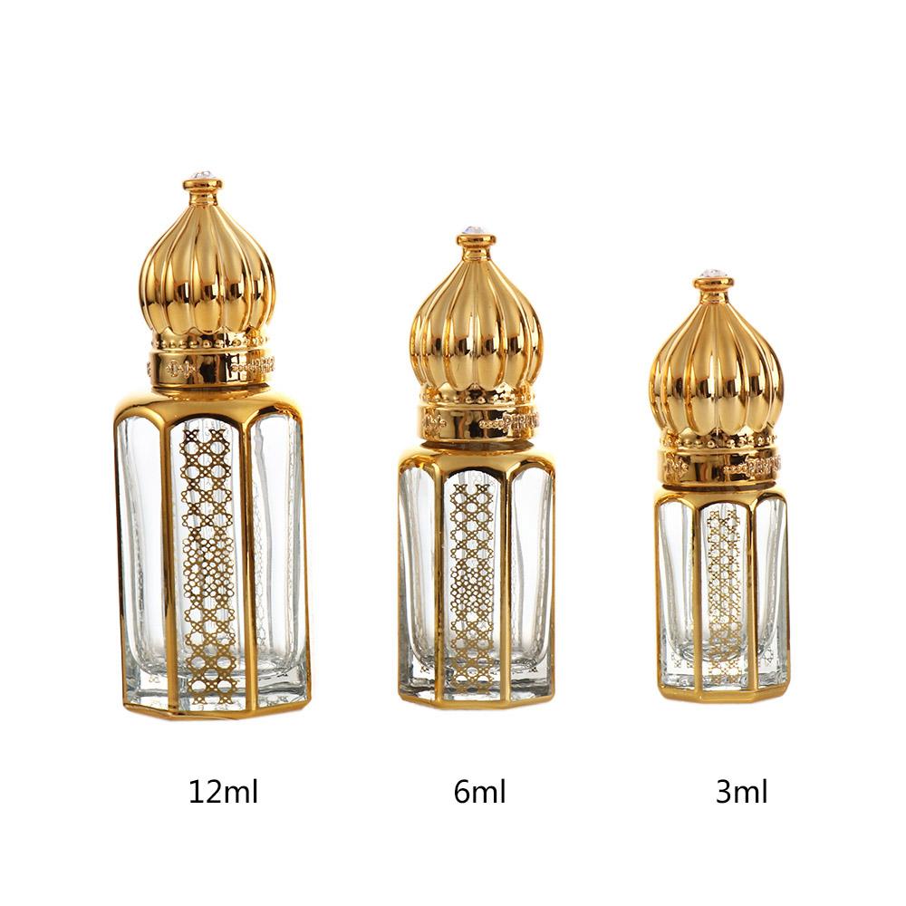 Luxury Skincare Packaging - Botol Sampel Kaca Vintage, Wadah Kosmetik