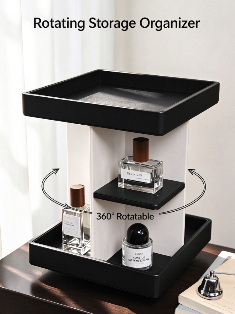 360 °   Rak Penyimpanan Kosmet - Luxury Skincare Tools ulasan dan harga