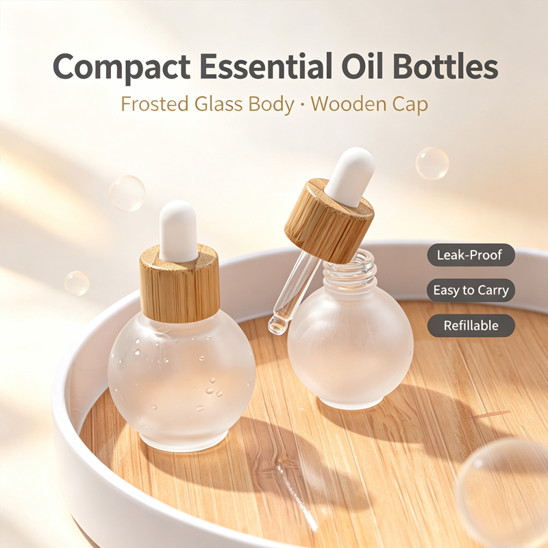 Botol kaca penetes berbentuk b - Luxury Skincare Packaging ulasan dan harga